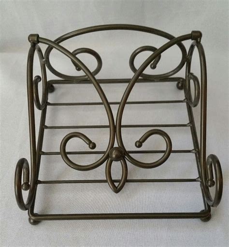 princess house metal napkin holder|Heavy Princess House Metal Napkin Holder.